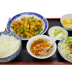 とりピーマン定食