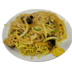 豚肉のあんかけやきそば